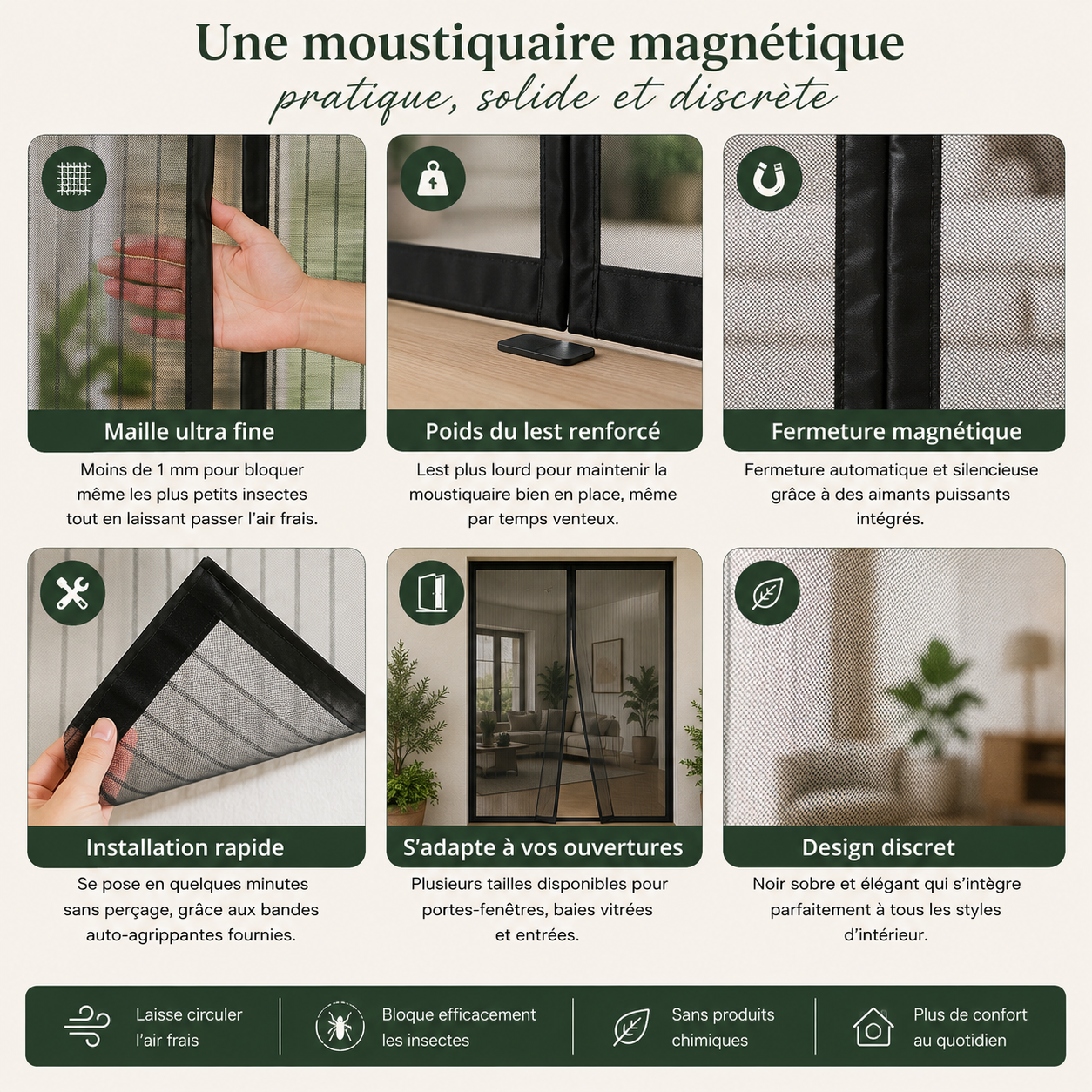 Moustiquaire Grande Taille