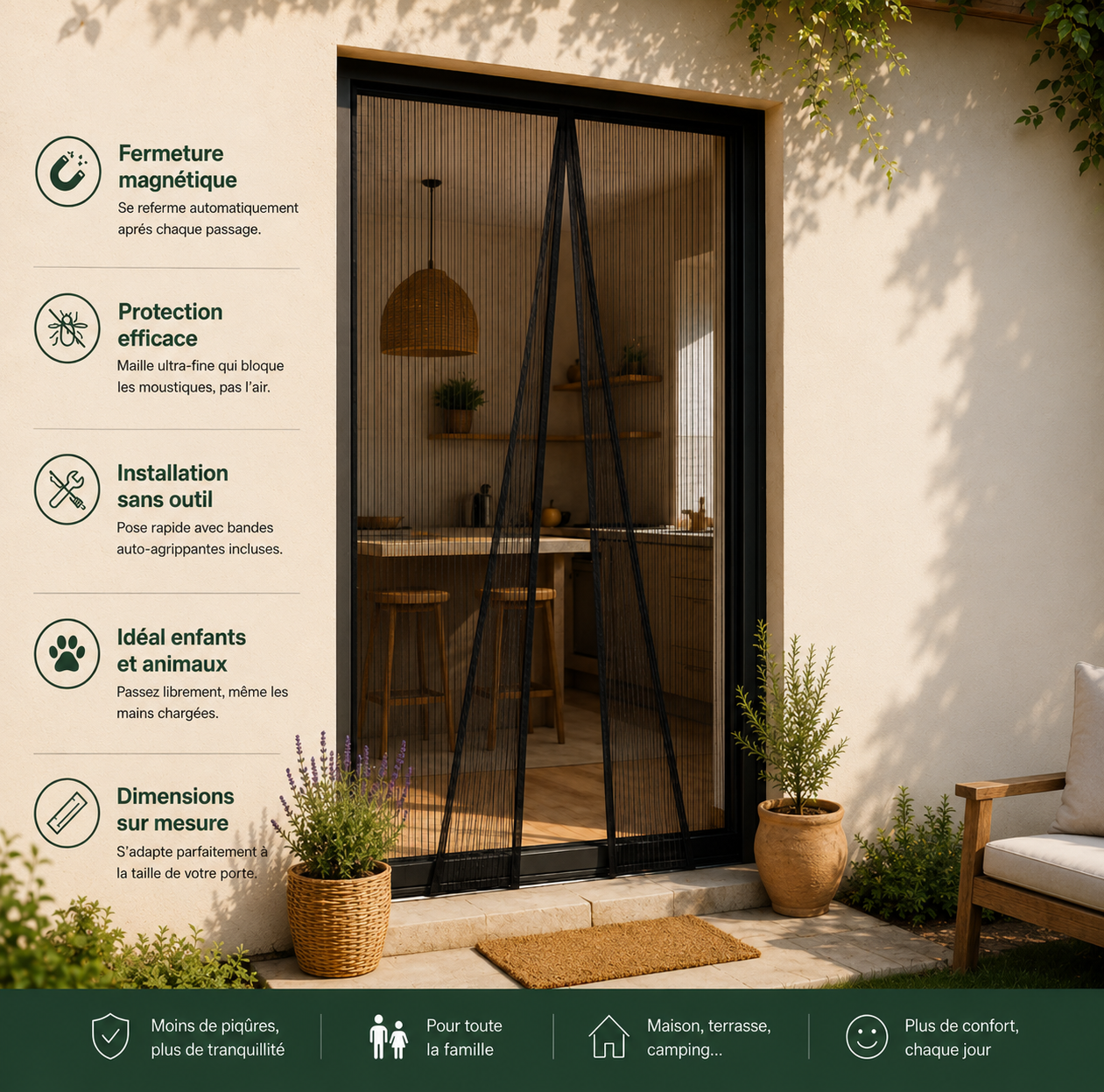 Moustiquaire Porte Sur Mesure