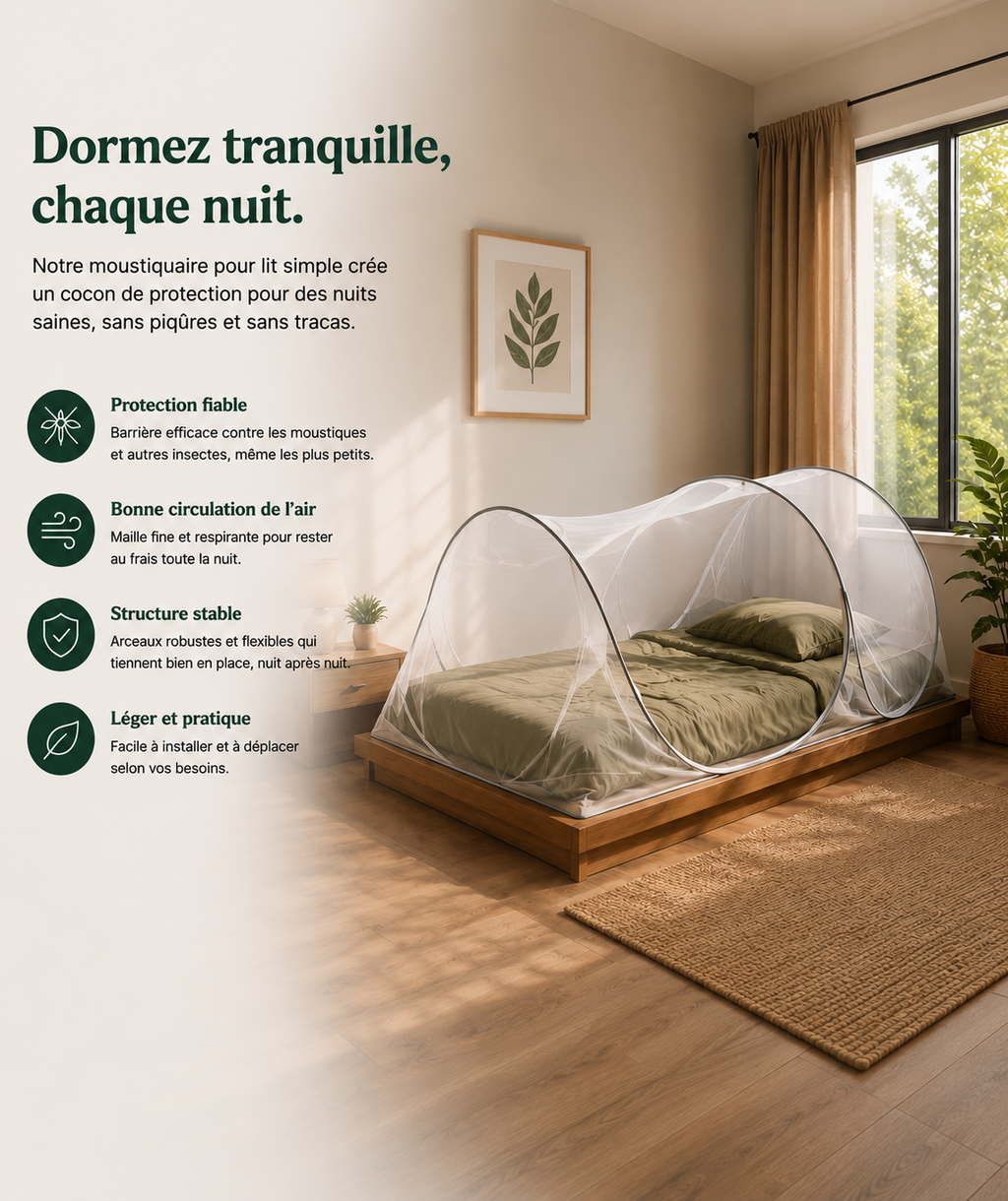 Moustiquaire de lit Skito