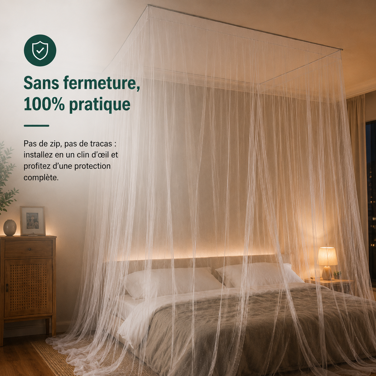 Moustiquaire de Lit Intégrale