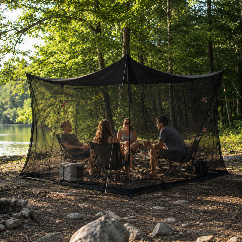 Grande Moustiquaire Camping 300x300x250cm
