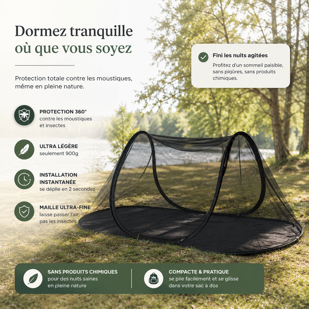 Moustiquaire Camping 1 Personne