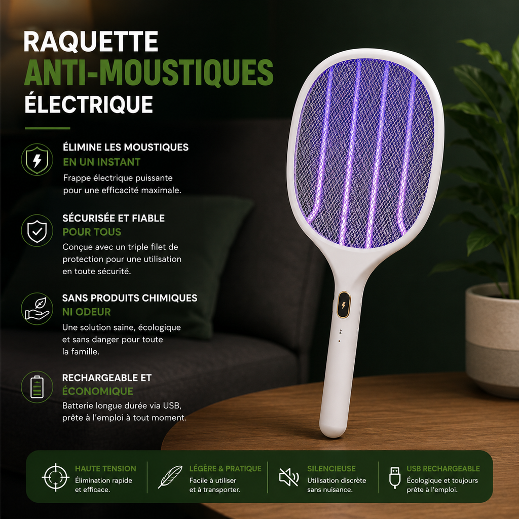 Raquette Anti-Moustiques